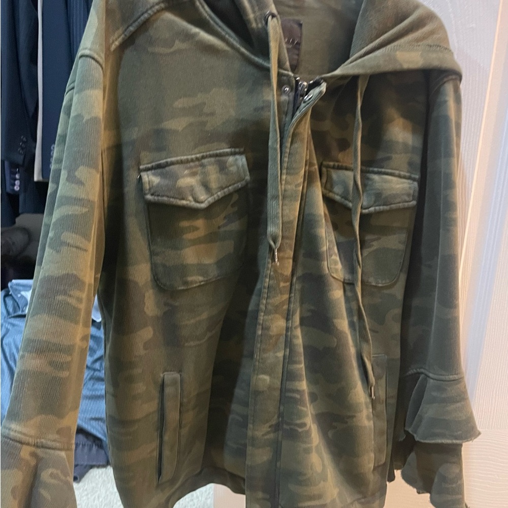 Sanctuary Camouflage Green Sweater